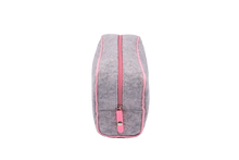 Load image into Gallery viewer, Felt Bag (Gray/Pink)
