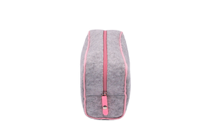 Felt Bag (Gray/Pink)